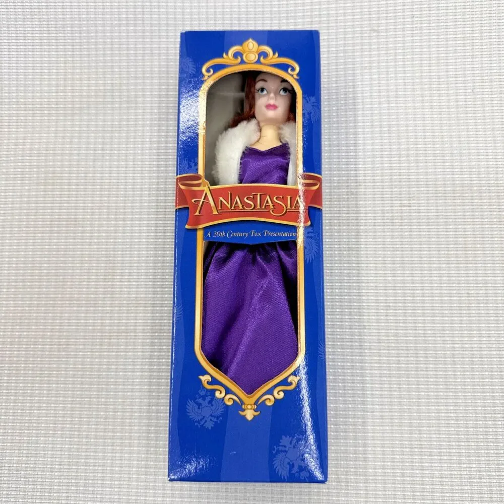 New Vintage Anastasia 1997 20th Century Fox Burger King Hair Growing Doll NIB